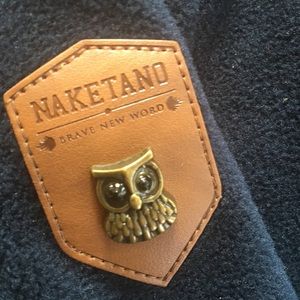 Dark Blue Naketano Fleece Sweatshirt